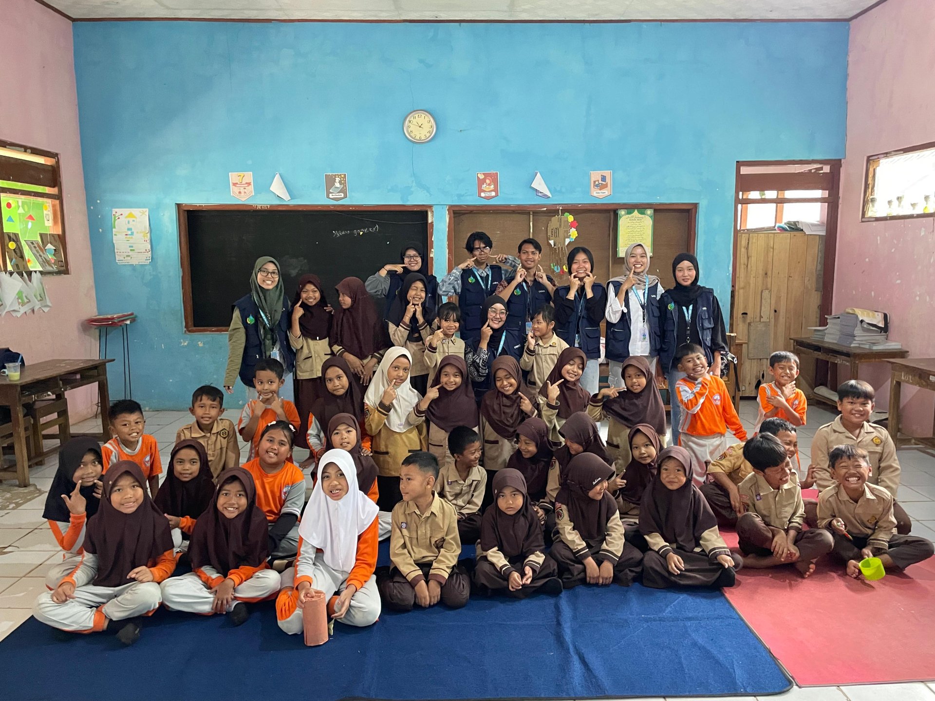 sosialisasi PHBS di SDN 4 Ngalian