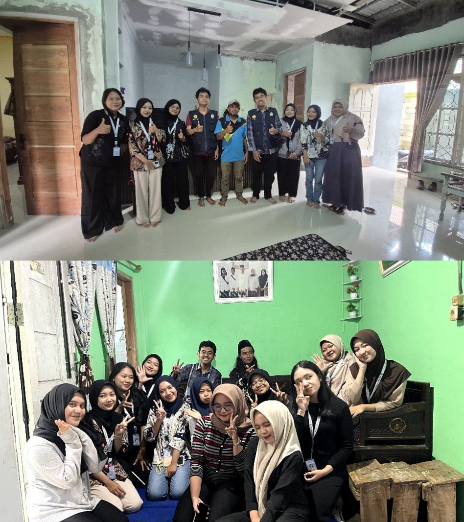 Hari ke-tiga puluh dua sowan ke rumah pak kadus dan pak rw