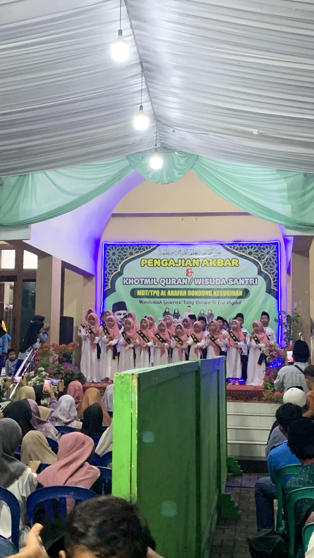 Pengajian Akbar dan Khotmil Quran MDT/TPQ Al-Arafah Dondong Kesugihan