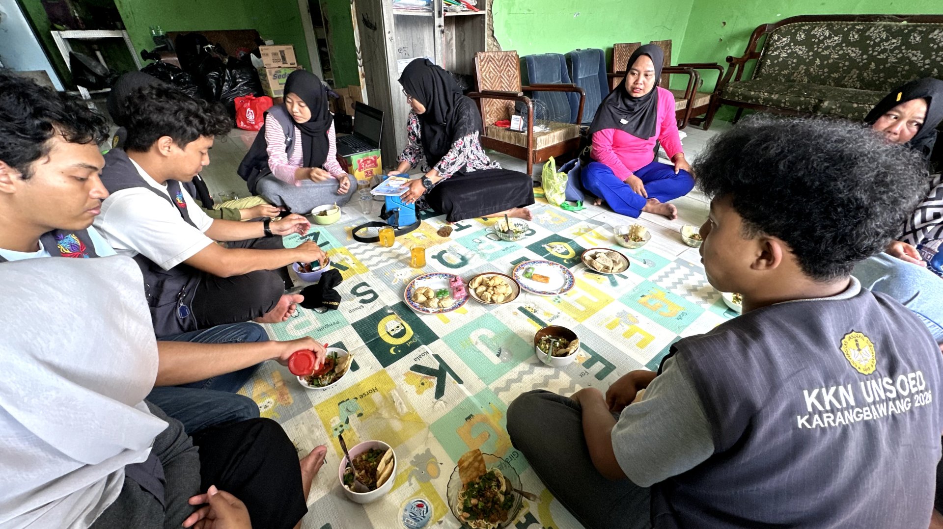 PENDAMPINGAN POSYANDU CEMPAKA 1 RUTINAN WARGA DUSUN 3 SAPUNAGARA DESA KARANGBAWANG