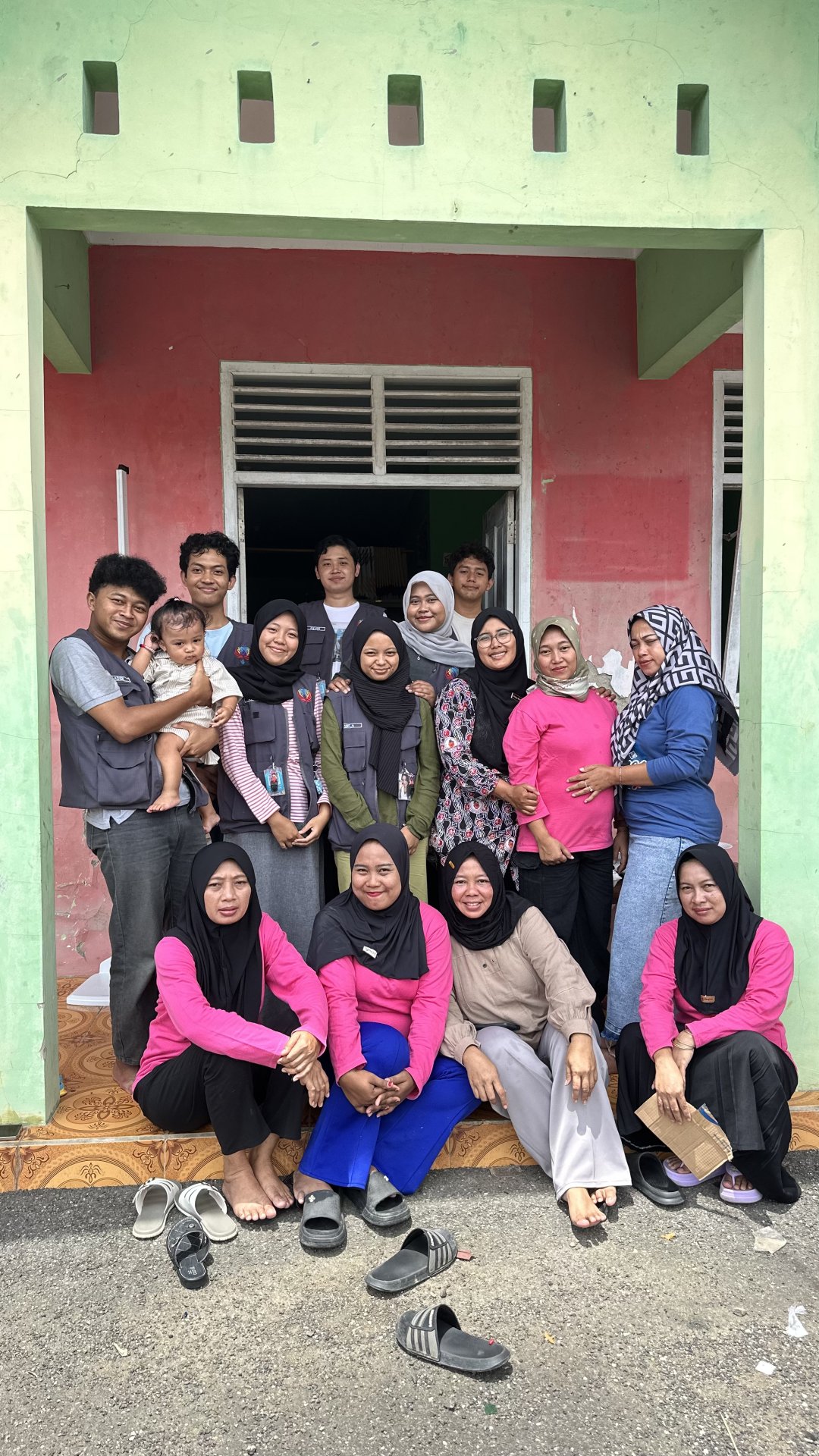 Kunjungan posyandu dusun 3 dan 4 desa Karangbawang