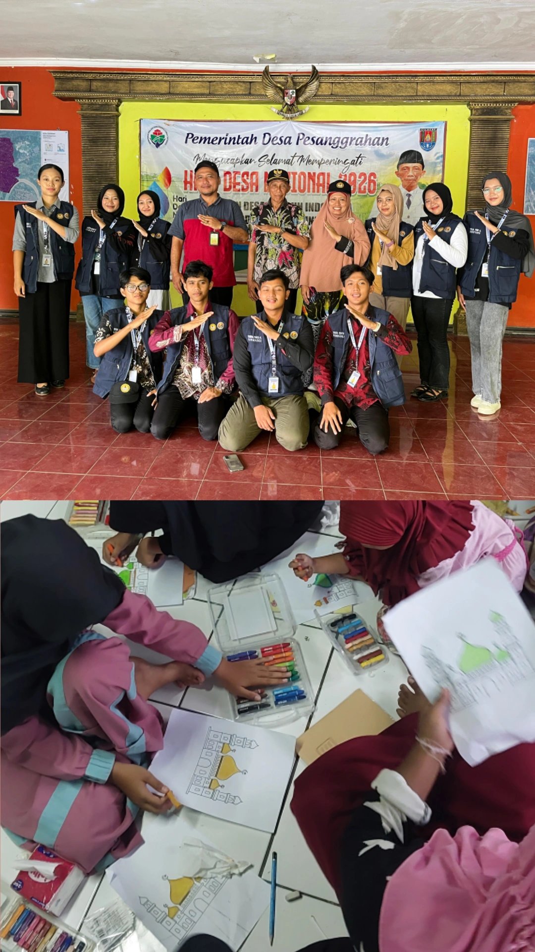 Kegiatan Ketiga puluh dua | Kunjungan DPL dan melakukan lomba di TPQ