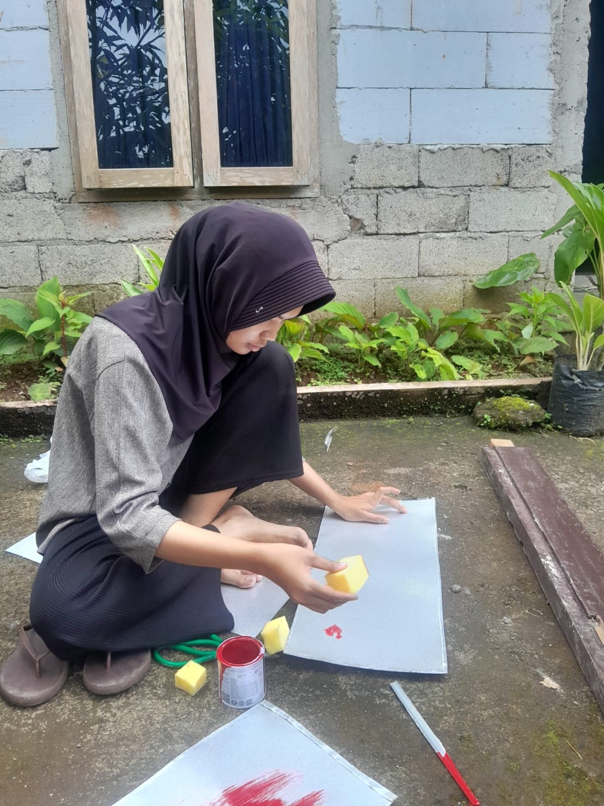 pembuatan plang desa