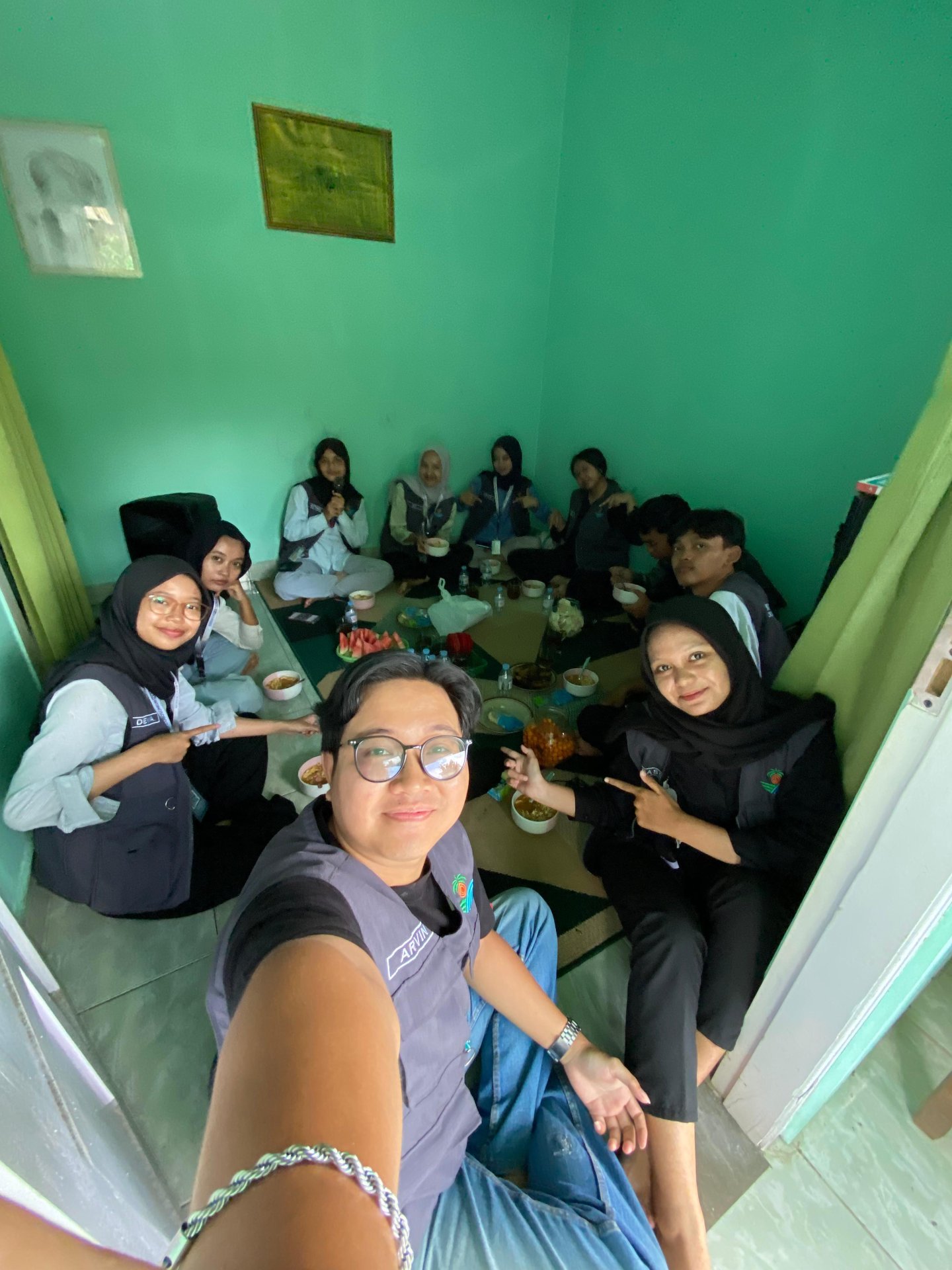 Sowan sekaligus pamitan ke tokoh masyarakat