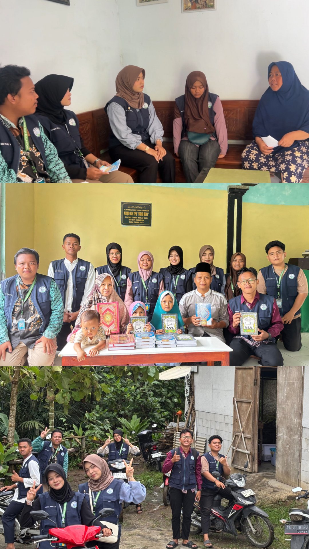 Pembagian Udangan, Pembagian Al-Qur’an & Iqra, Kunjungan UMKM Tahu