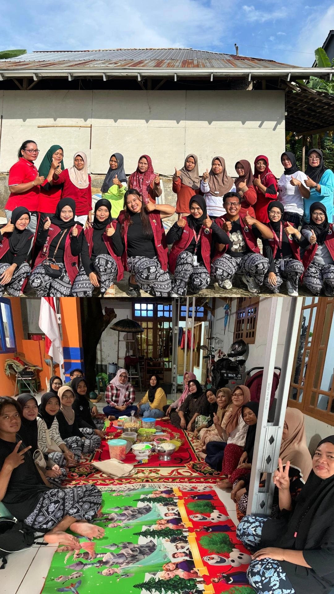 Senam Pagi, Kunjungan DPL dan Makan Bersama