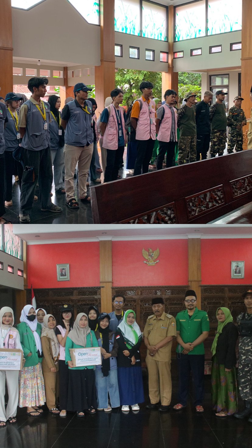 Apel pagi harian dan persiapan galang donasi korban Bencana Pemalang Selatan