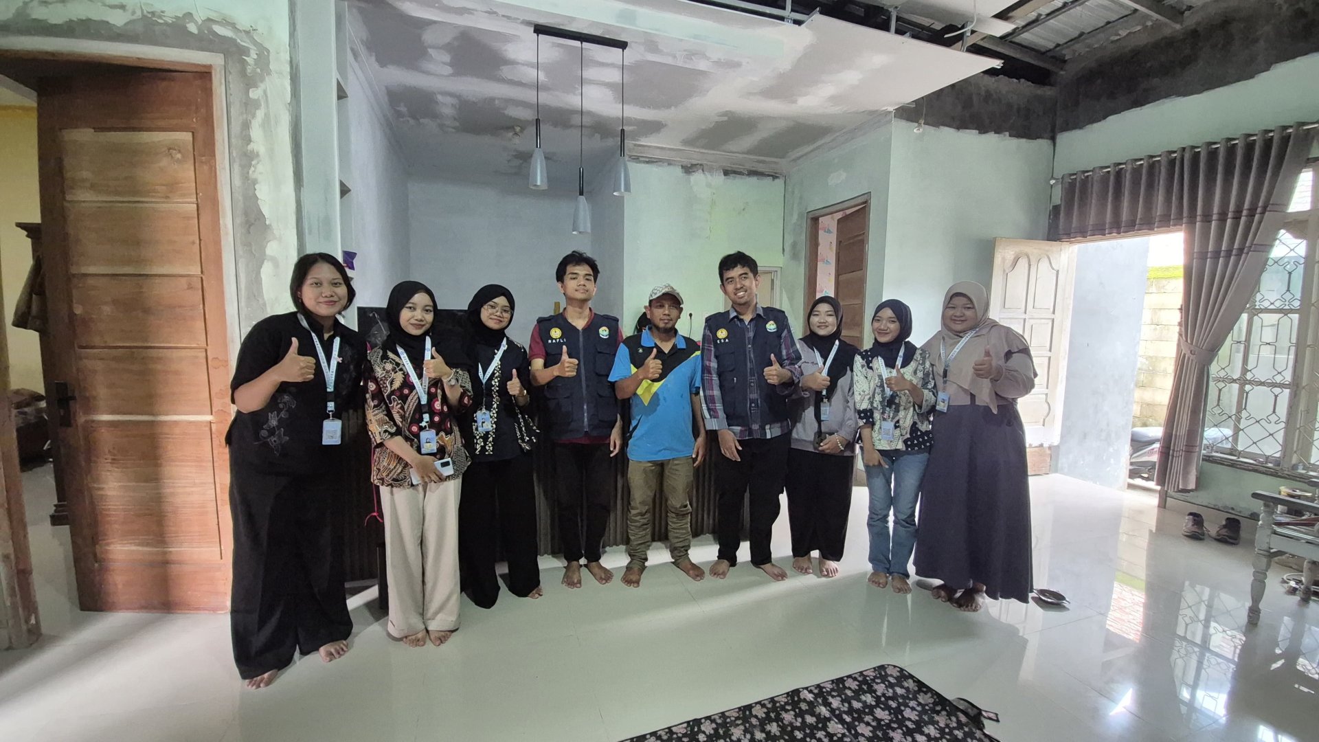 Kunjungan perpisahan ke bapak kadus