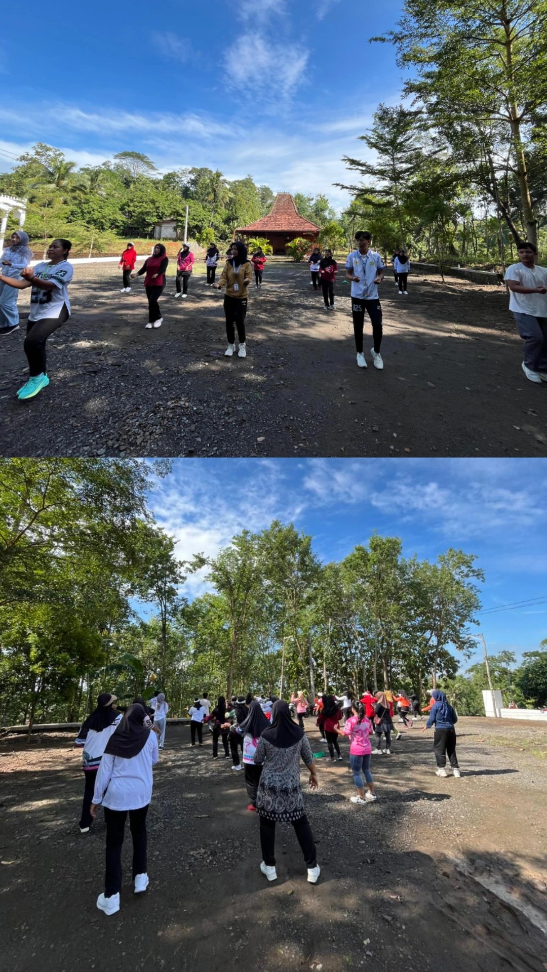 Kegiatan Ketiga puluh tiga | Kegiatan senam pagi dan senam sore