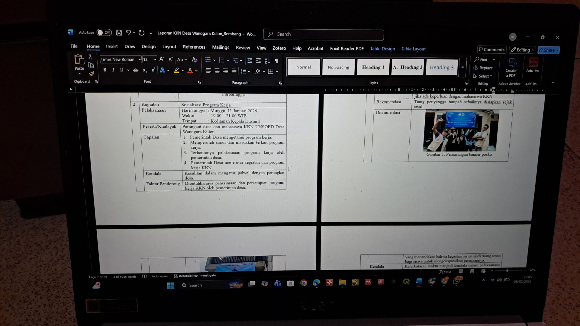 Penyusunan Laporan KKN