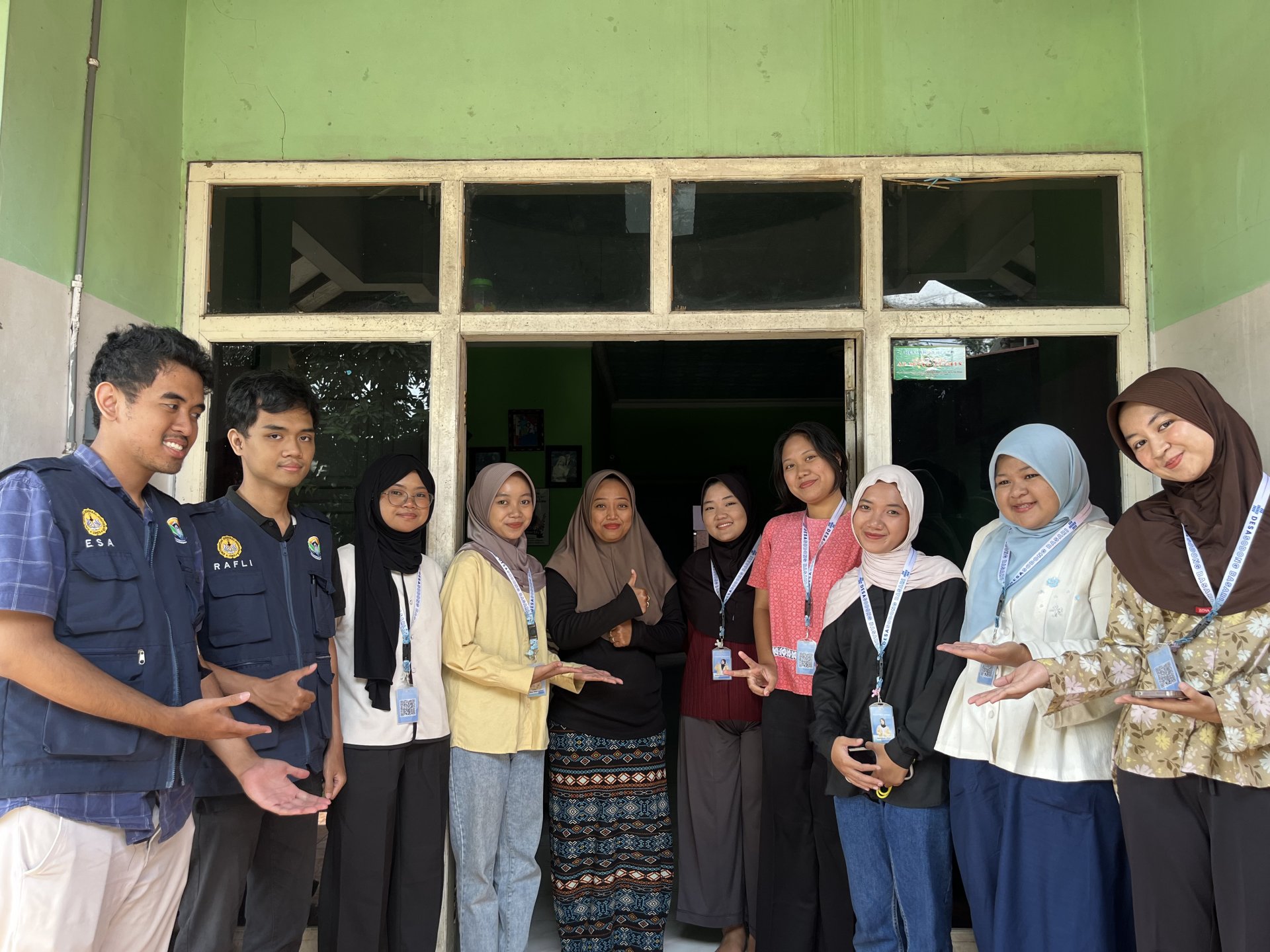 KKN hari ke-33 Berpamitan ke ketua RT dan Pak PJ