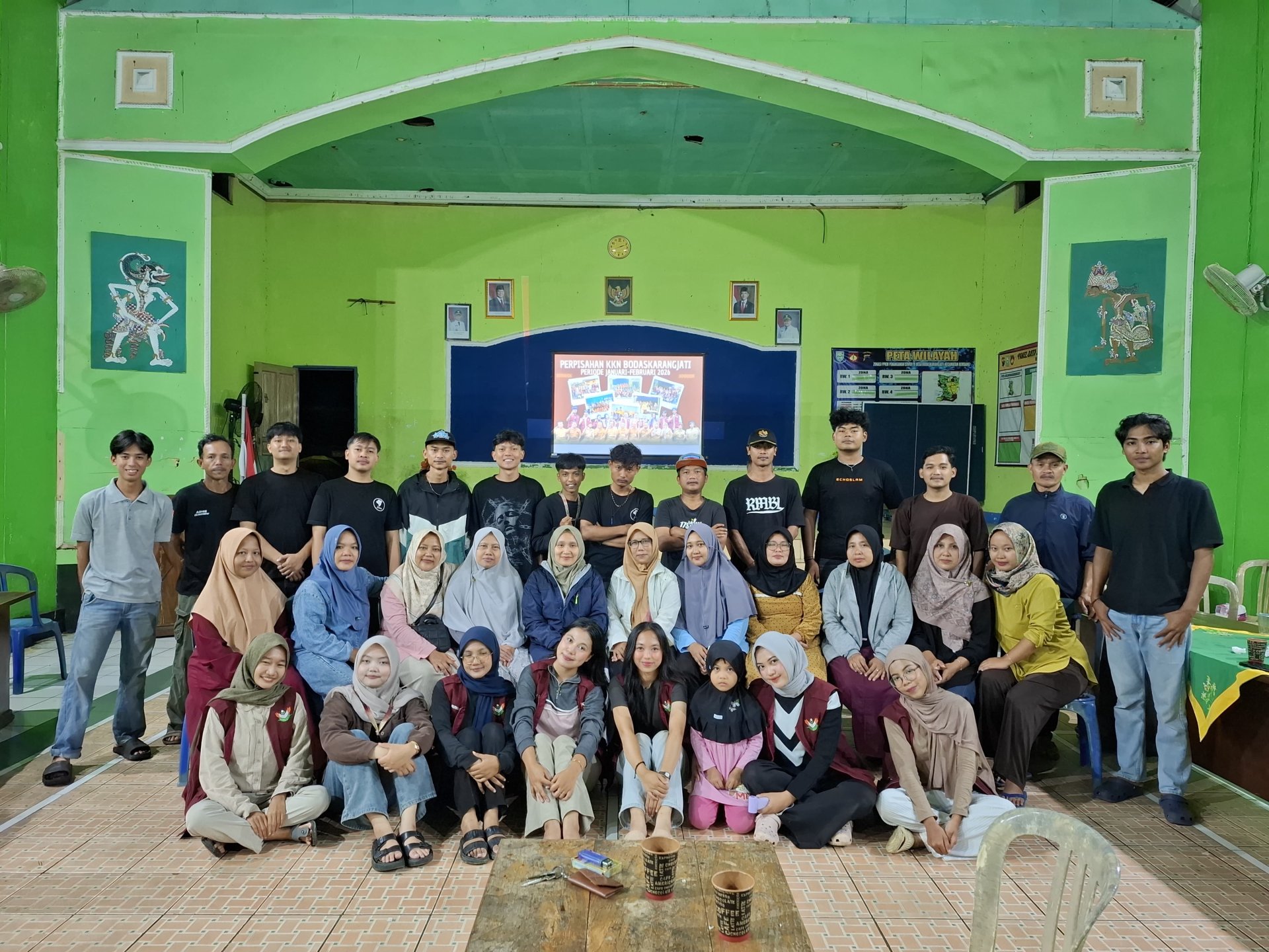 Kegiatan Perpisahan Mahasiswa KKN Universitas Jenderal Soedirman Desa Bodaskarangjati Tahun 2026