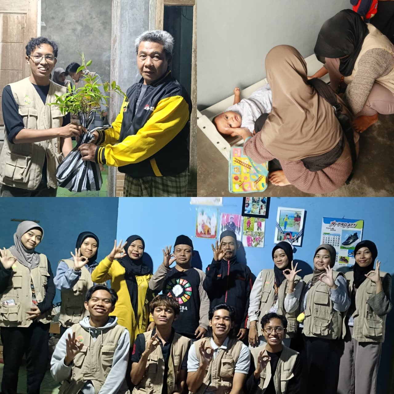 Day 31 - Pendampingan Posyandu Dusun Kepetek & Pembagian Bibit dan Sowan Kadus Mbulu serta Tepus