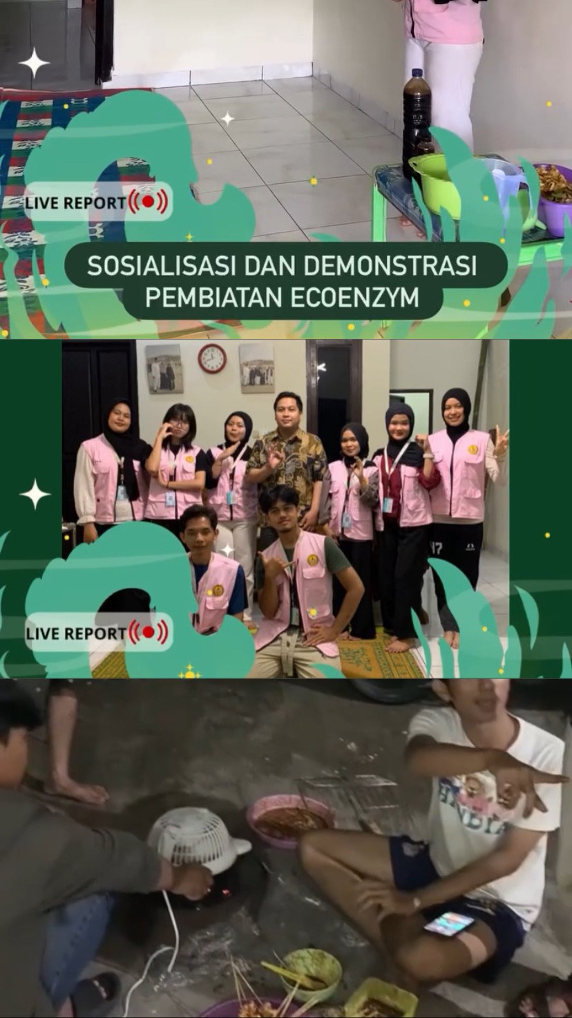 Sosialisasi dan demonstrasi Ecoenzym, kunjungan DPL, Acar non formal perpisahan dengan KKN UGM