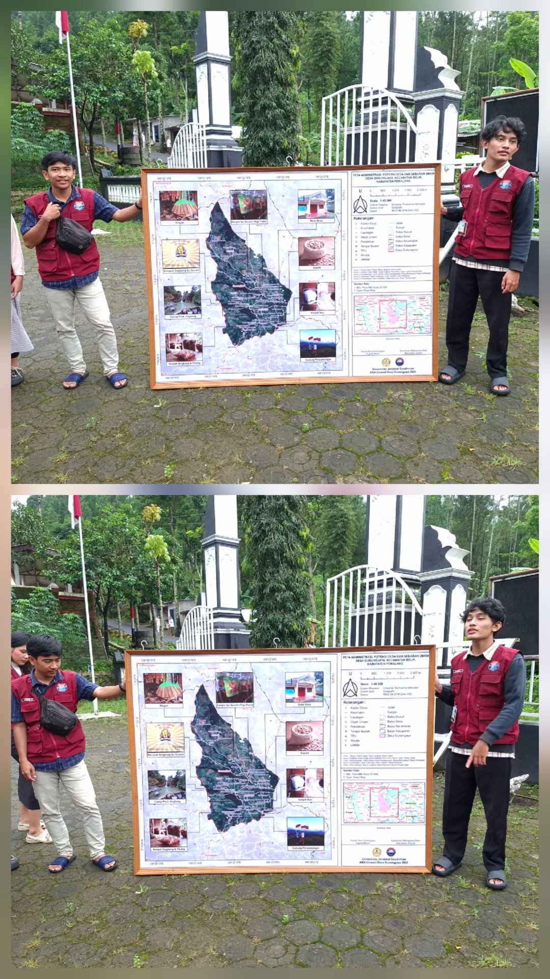 Hari ke 34 tanggal 9 (Penyerahan Peta Potensi Desa dan Penyelesaian Administrasi KKN)