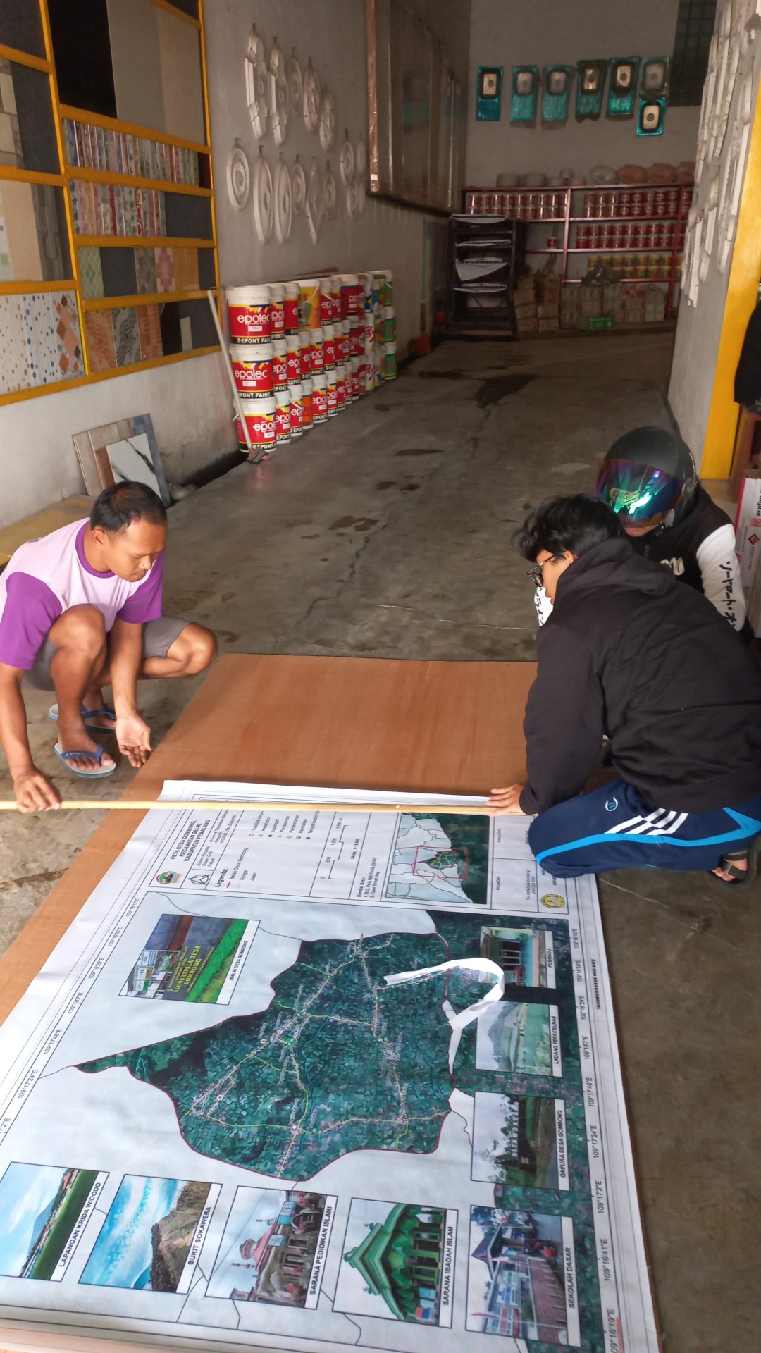 Persiapan pembuatan peta desa