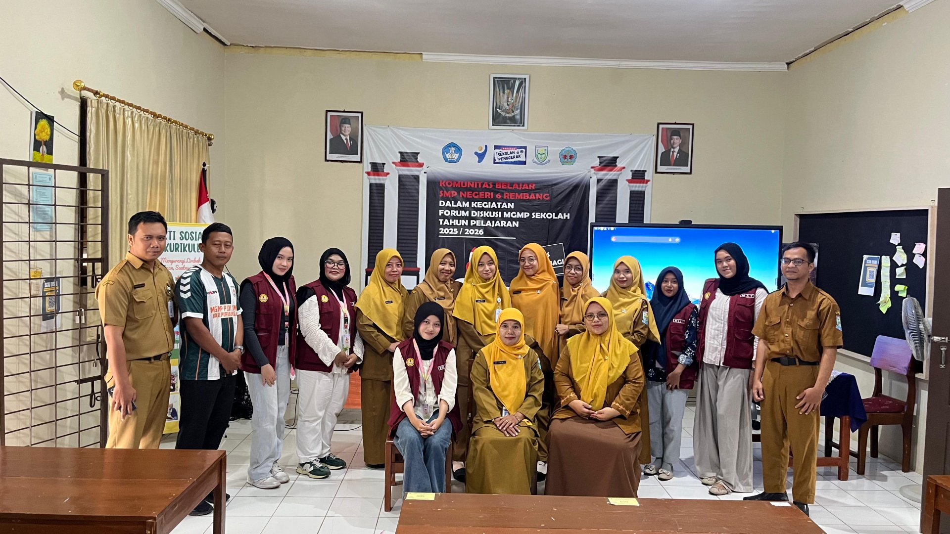 Perpisahan dengan Guru SMP Negeri 6 Rembang