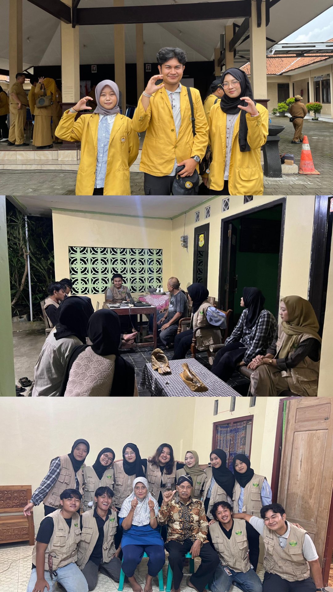 Day 34 Pelepasan KKN Unsoed di kecamatan kesugihan kabupaten cilacap diskusi kepulangan, salam perpisahan kepada pemilik posko