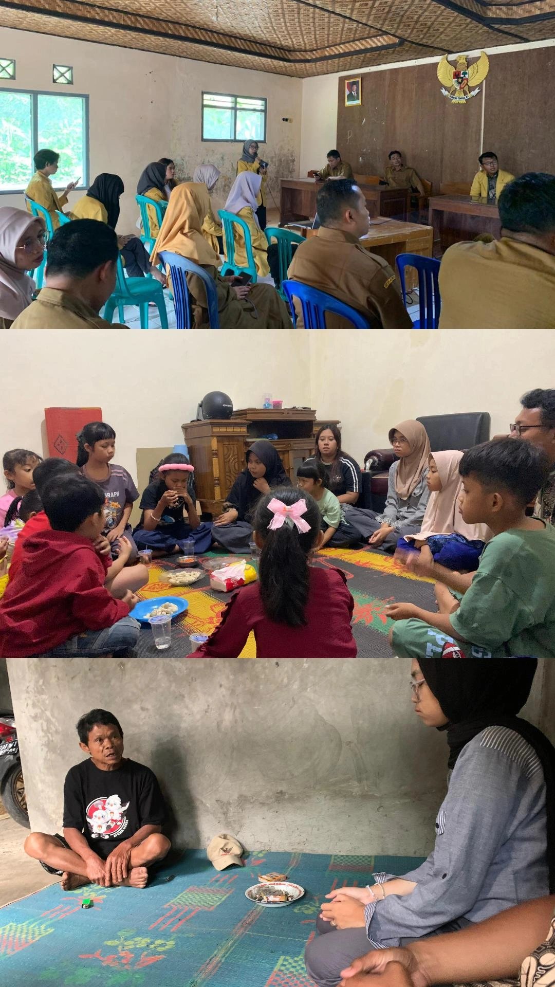 Pemaparan Hasil Program Kerja, Pamitan, dan Perpisahan bersama Anak-anak les serta Perangkat Desa