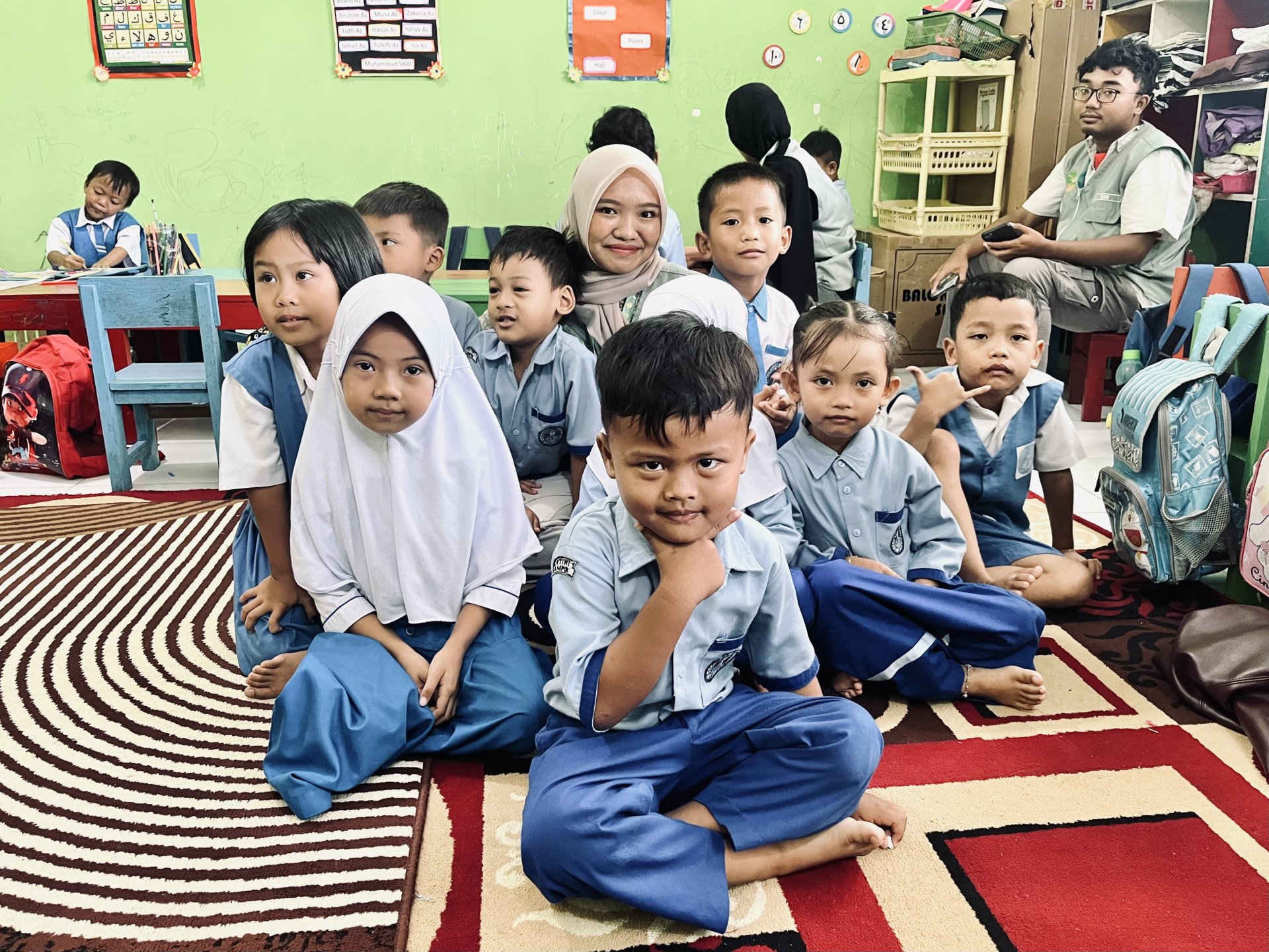 Pendampingan Belajar di TK Pertiwi Sumampir