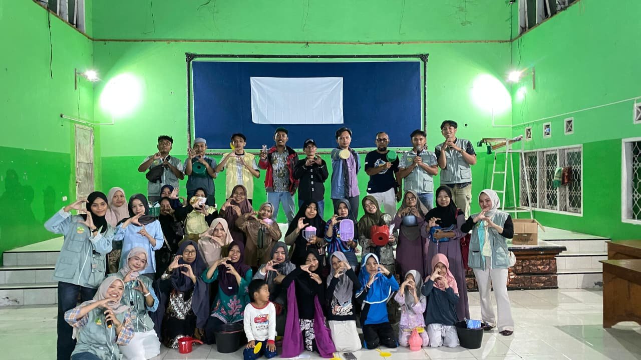 Kajian, Pembuatan Tempat sampah, dan Acara Perpisahan