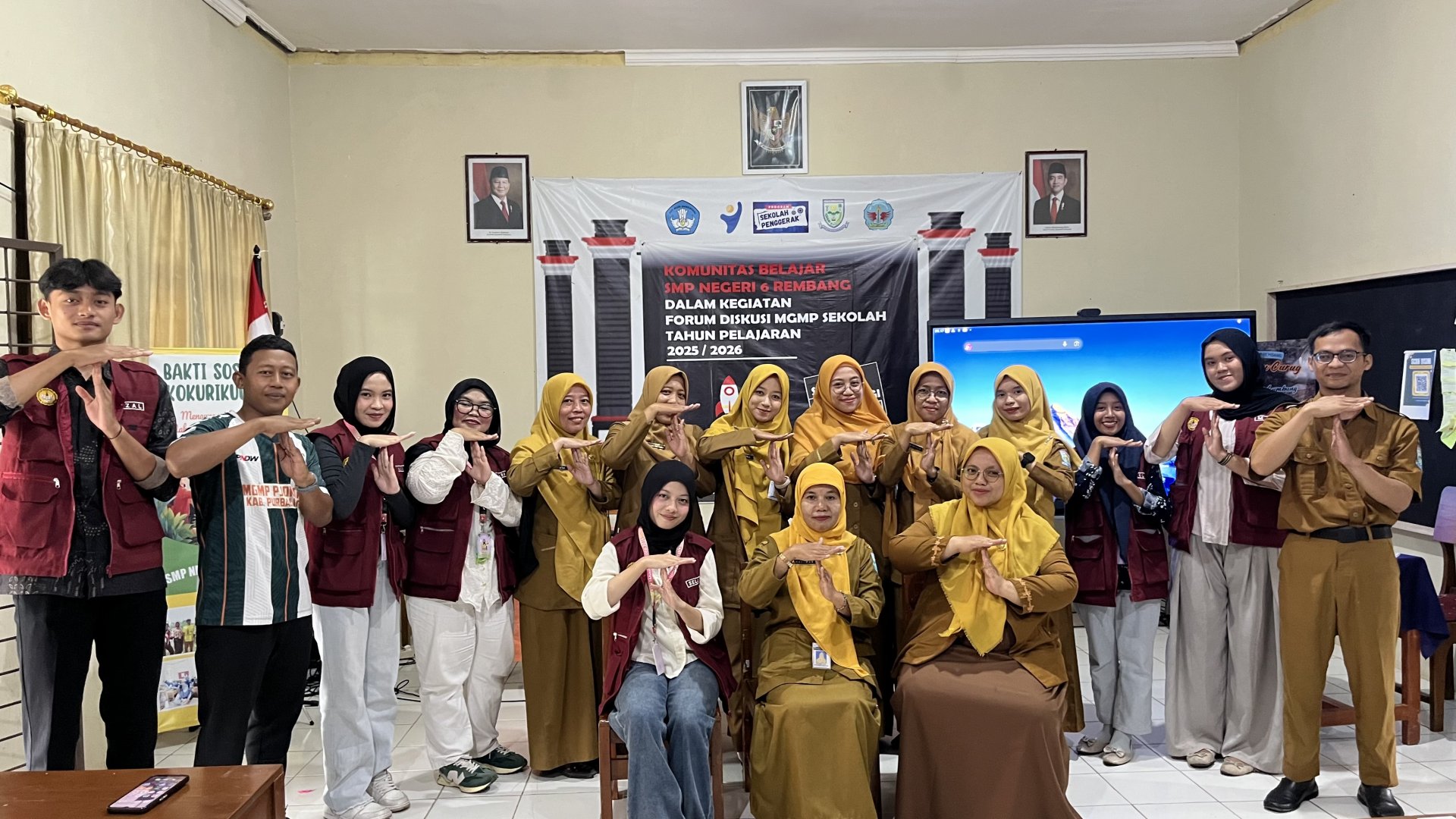Perpisahan dengan Guru SMP N 6 Rembang