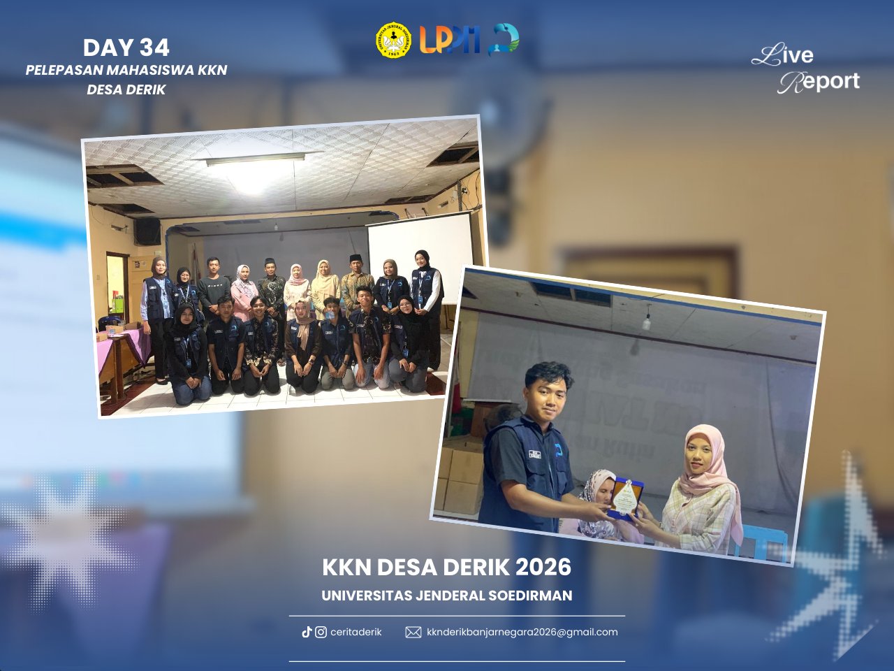 Day 34 – Pelepasan Mahasiswa KKN Desa Derik