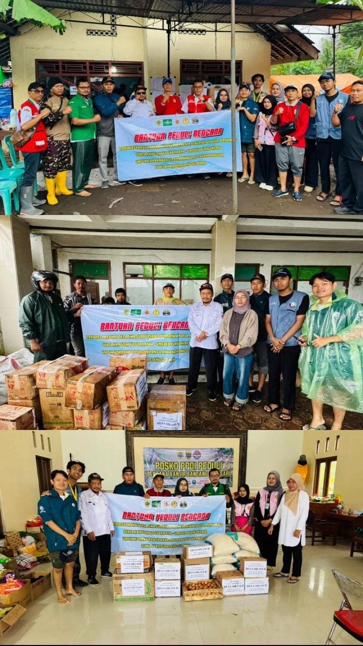 Peninjauan Lokasi dan Distrubusi Bantuan Banjir Bandang