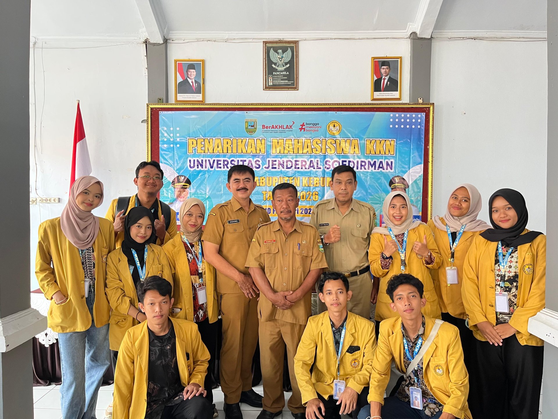 Pelepasan KKN Unsoed Desa Sawangan