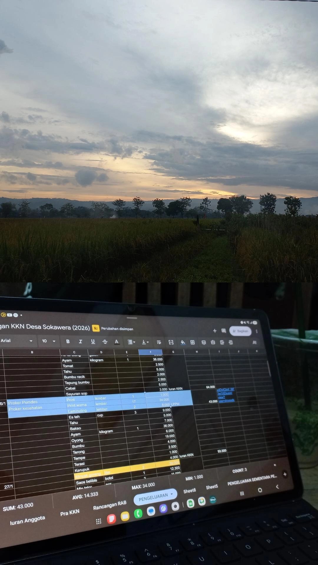 Kegiatan KKN Desa Sokawera 2026 hari ke-30