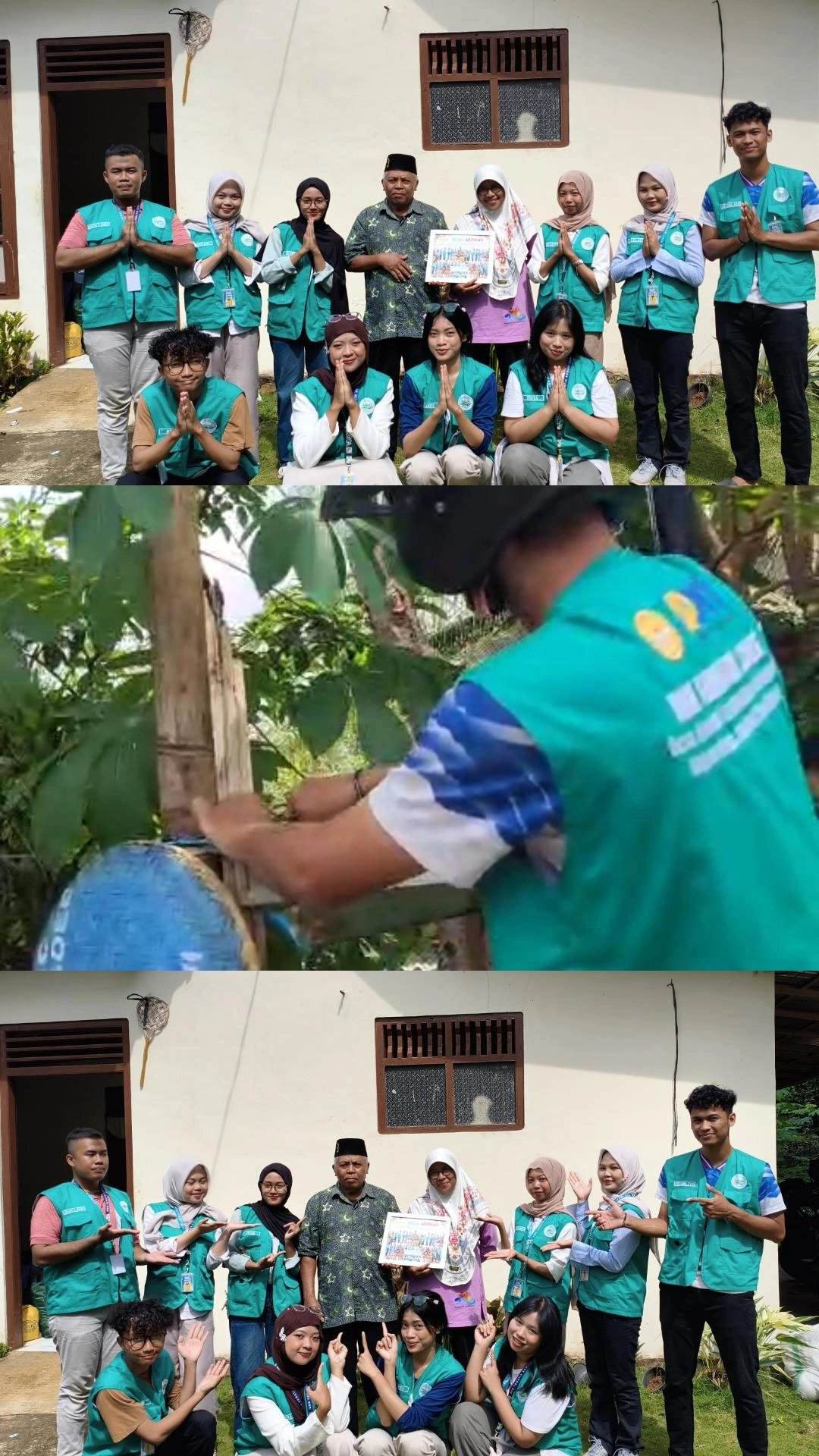 Akhir Kegiatan KKN : Penurunan Atribut, Pamitan, dan Beberes Posko