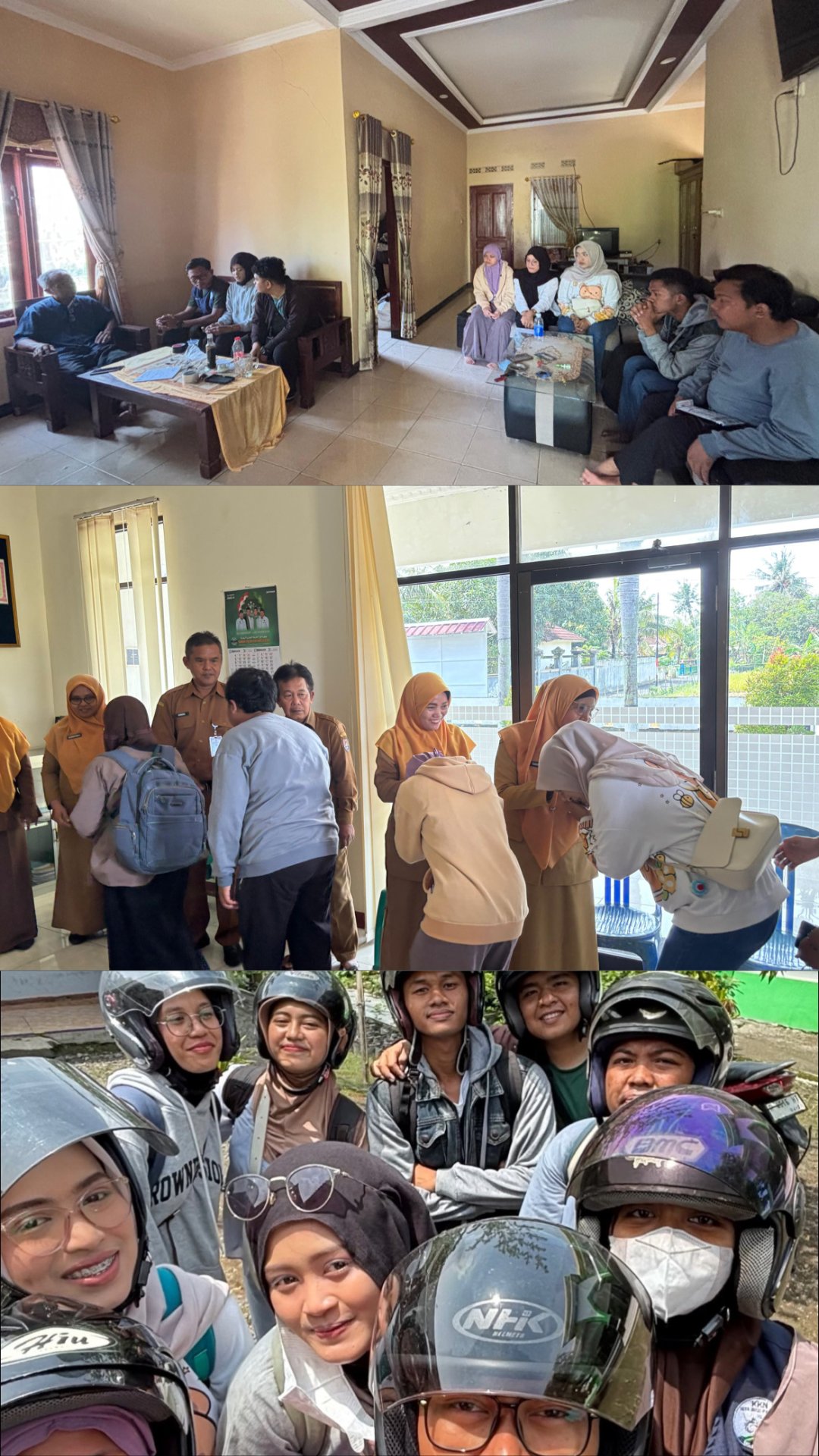 Silaturahmi Perpisahan dengan Perangkat Desa dan Warga serta Kepulangan Mahasiswa KKN Desa Bulupayung