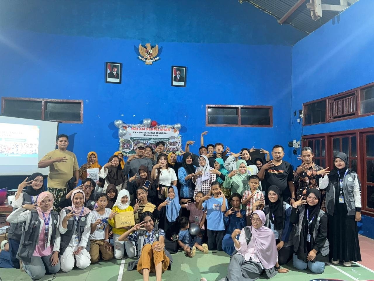 Malam Perpisahan KKN bersama Warga Desa Erorejo