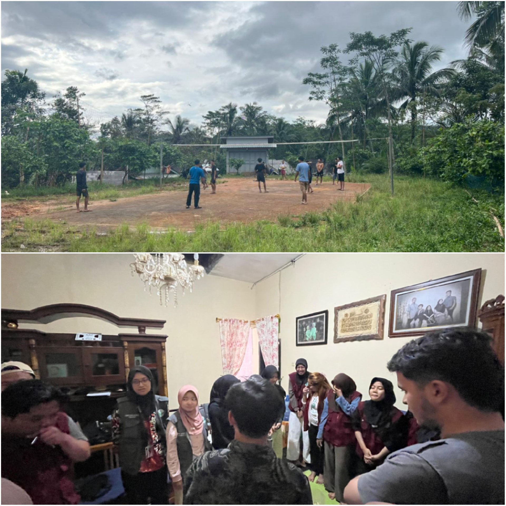 Hari ke 24, take vidio profil desa dan berkunjung ke posko desa Danasari