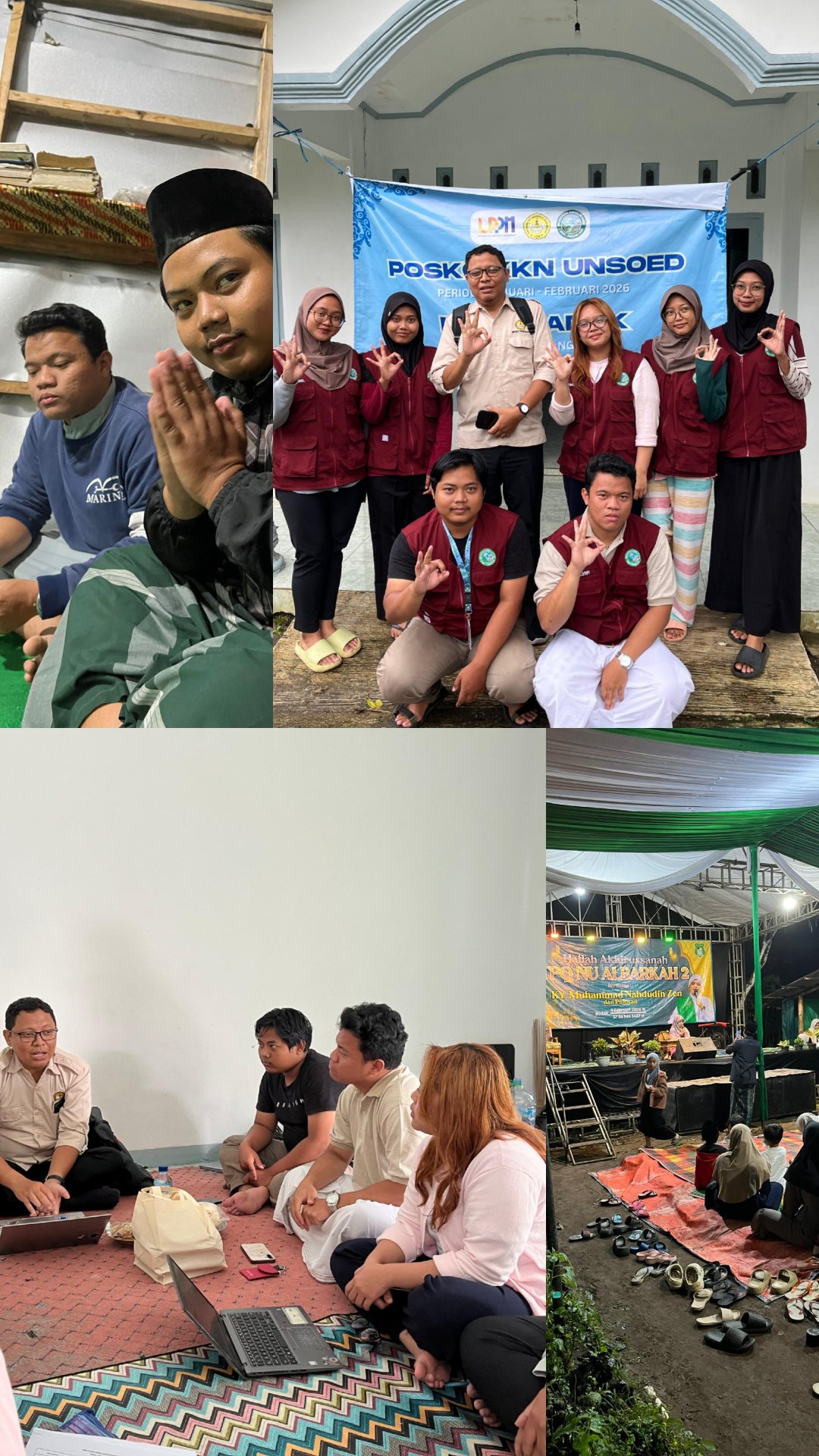 KKN hari ke 29 - Kunjungan DPL ke posko kkn (monev ke 3)