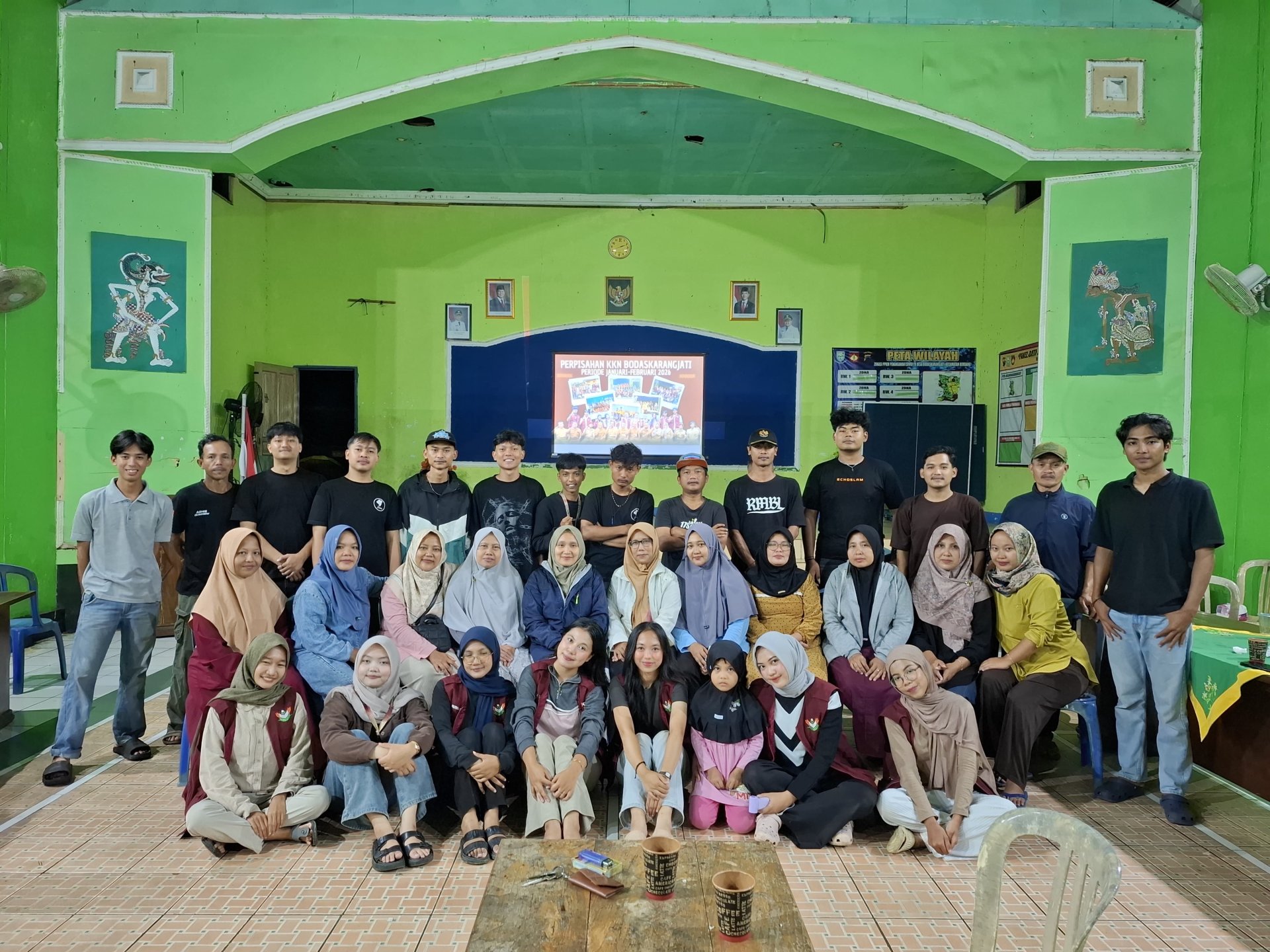 Kegiatan Perpisahan Mahasiswa KKN Universitas Jenderal Soedirman Desa Bodaskarangjati Tahun 2026