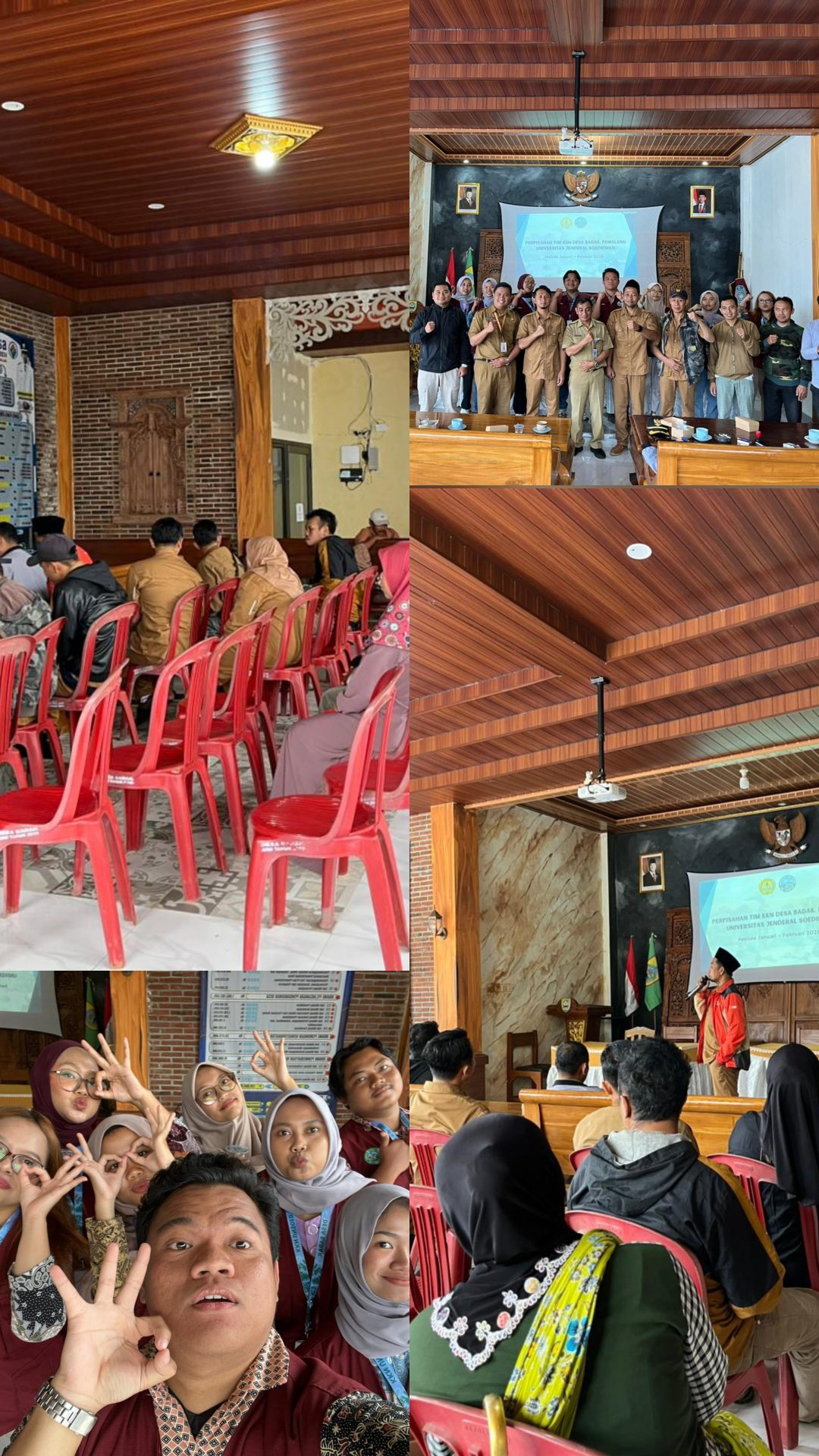 KKN hari ke 34 - Acara perpisahan kkn unsoed di Balai desa