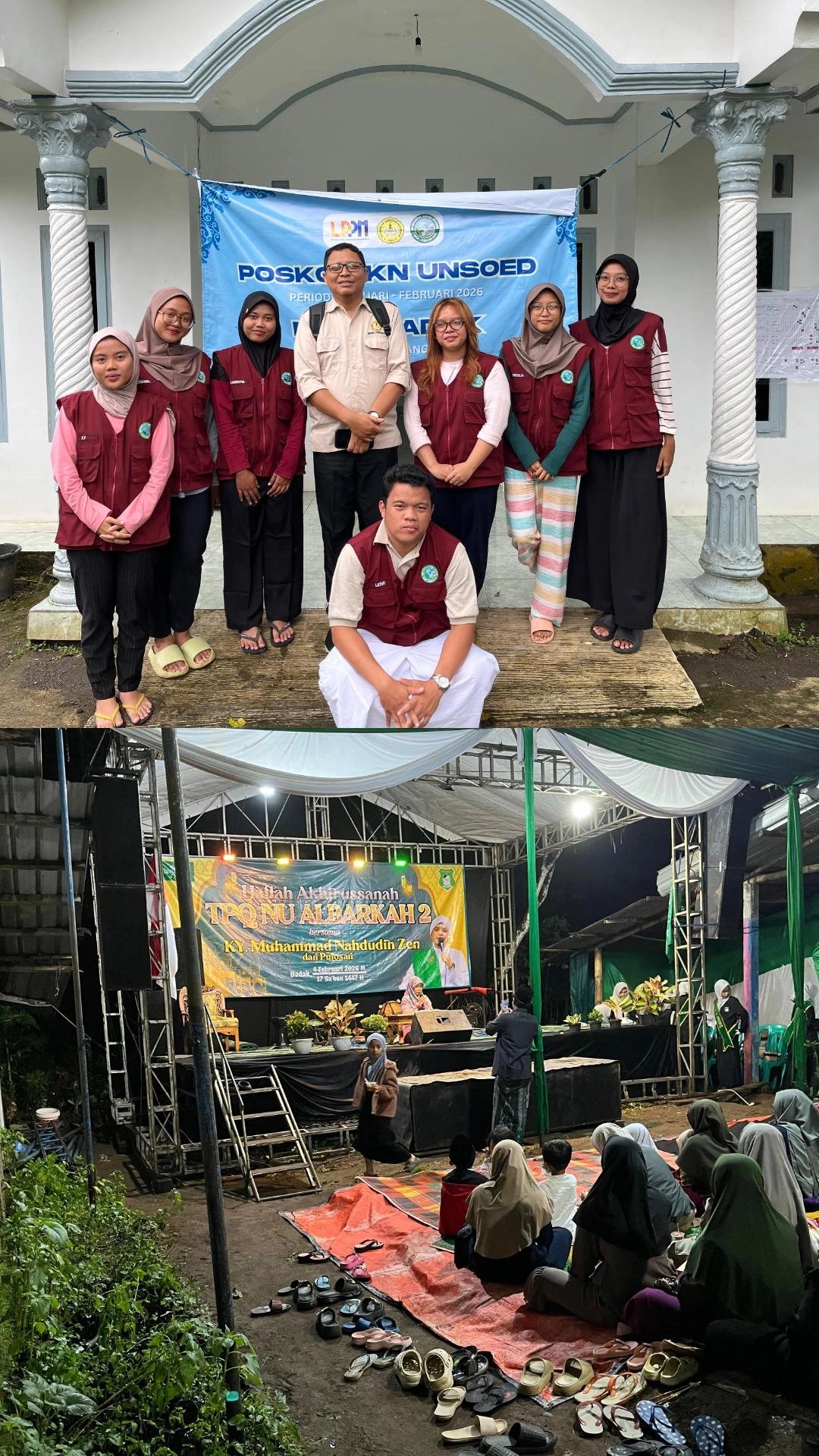 Kunjungan DPL dan Partisipasi Pengajian Bersama Warga Dusun Krajan