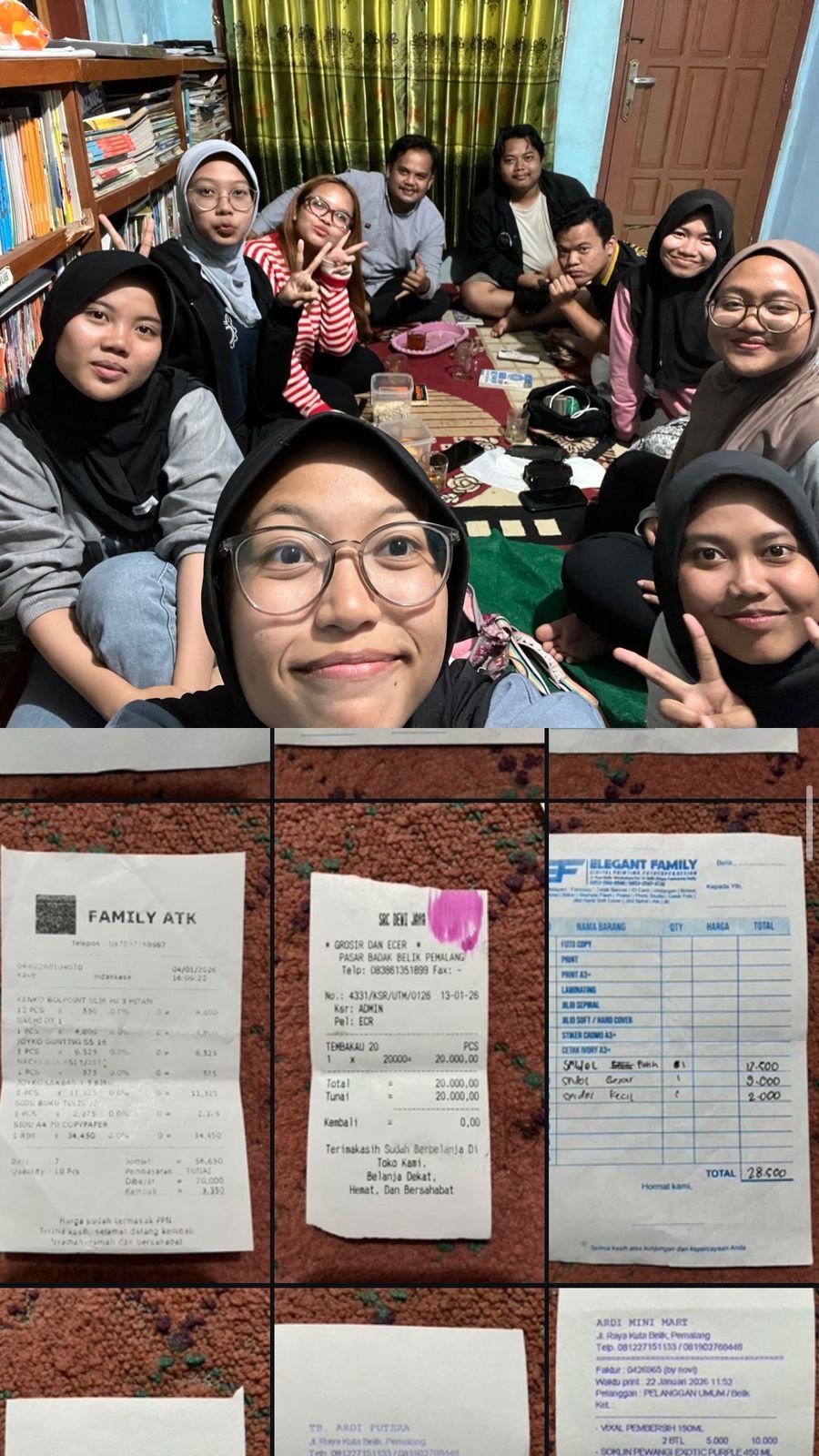 Koordinasi dengan Karang Taruna dan Penyusunan Laporan Akhir KKN