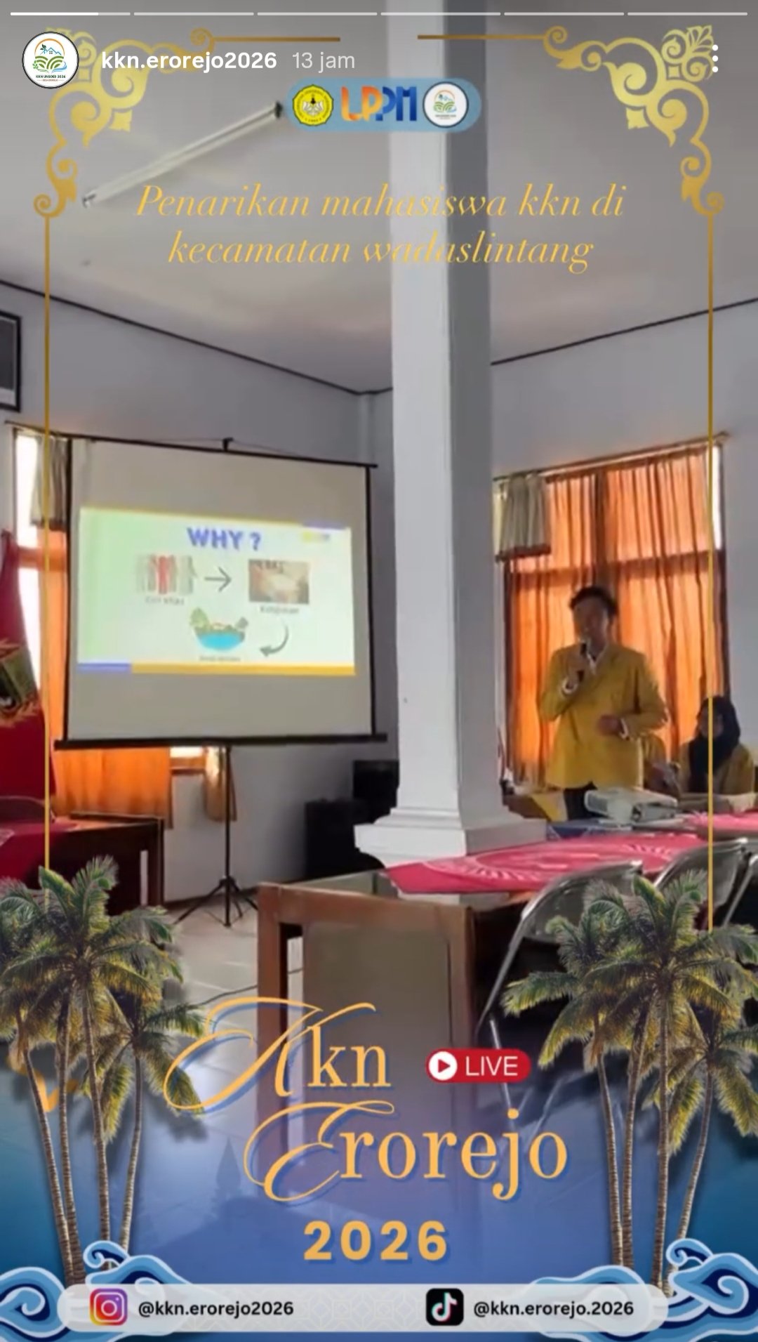 Penarikan KKN Unsoed di kecamatan Wadaslintang