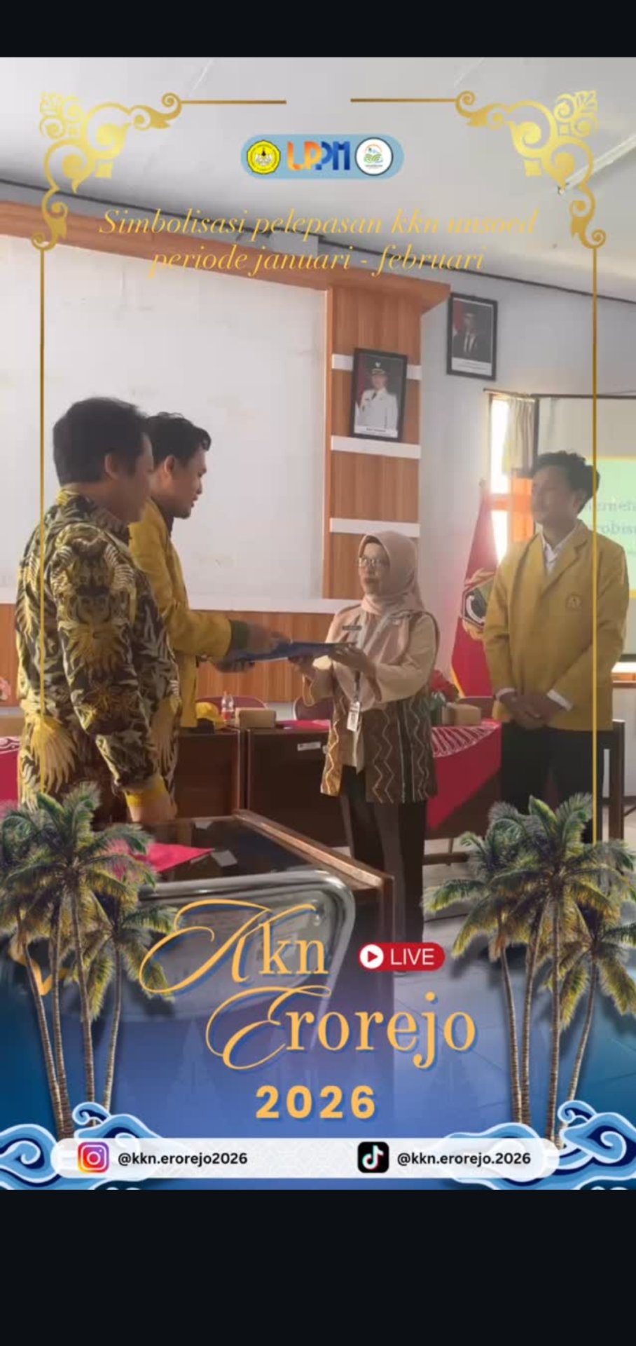 Pelepasan Mahasiswa KKN di Tingkat Kecamatan