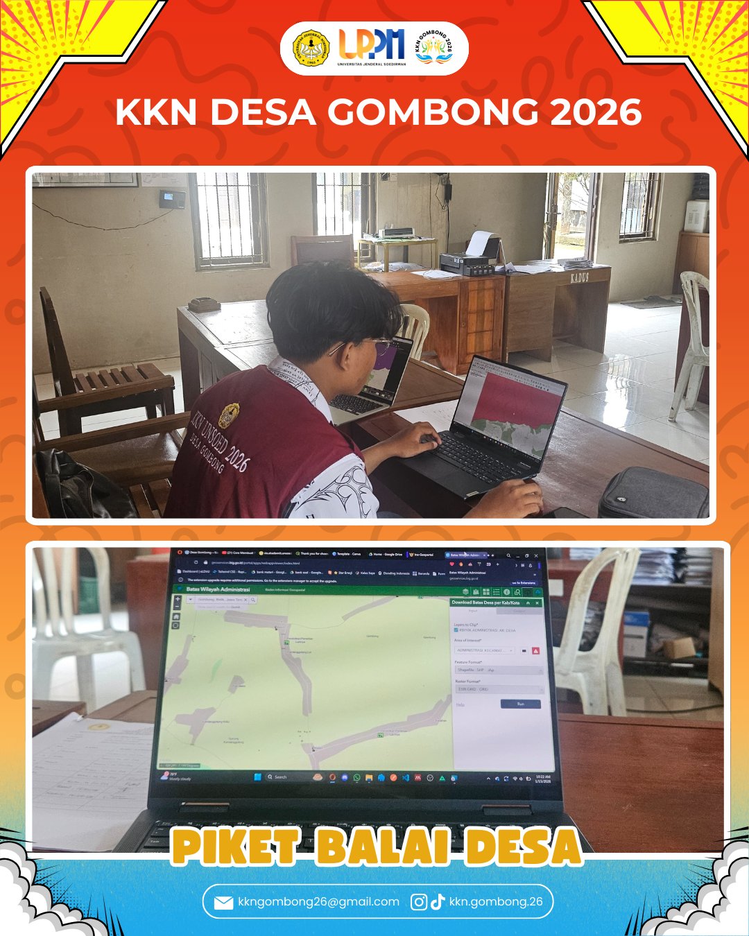 KKN DAY-9 Piket Balai Desa