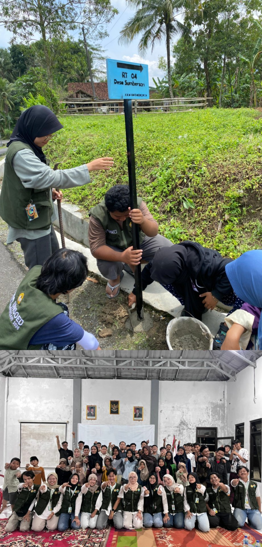 Kegiatan KKN Desa Sumbersari, Kec. Wadaslintang, Kab. Wonosobo, 10 Februari 2026