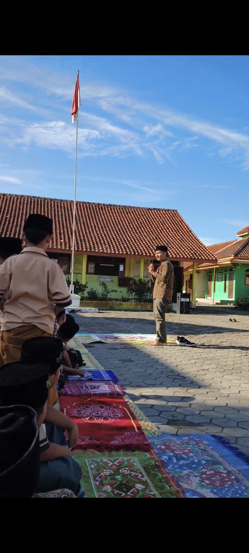 Kegiatan hari ke 31 - pendampingan solat dhuha