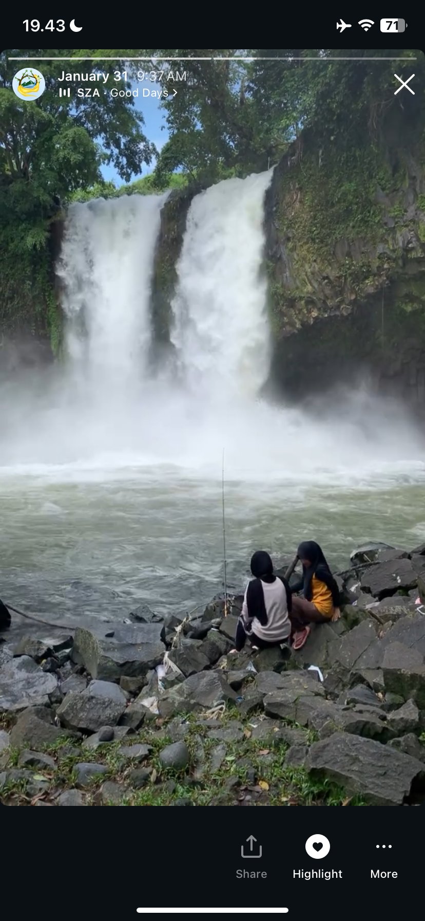 DAY 25 KKN DESA SIKASUR PENGUKURAN LOKASI PEMASANGAN REVITALISASI TEMPAT WISATA