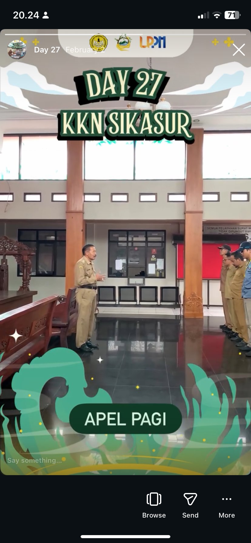 DAY 27 KKN DESA SIKASUR APEL PAGI