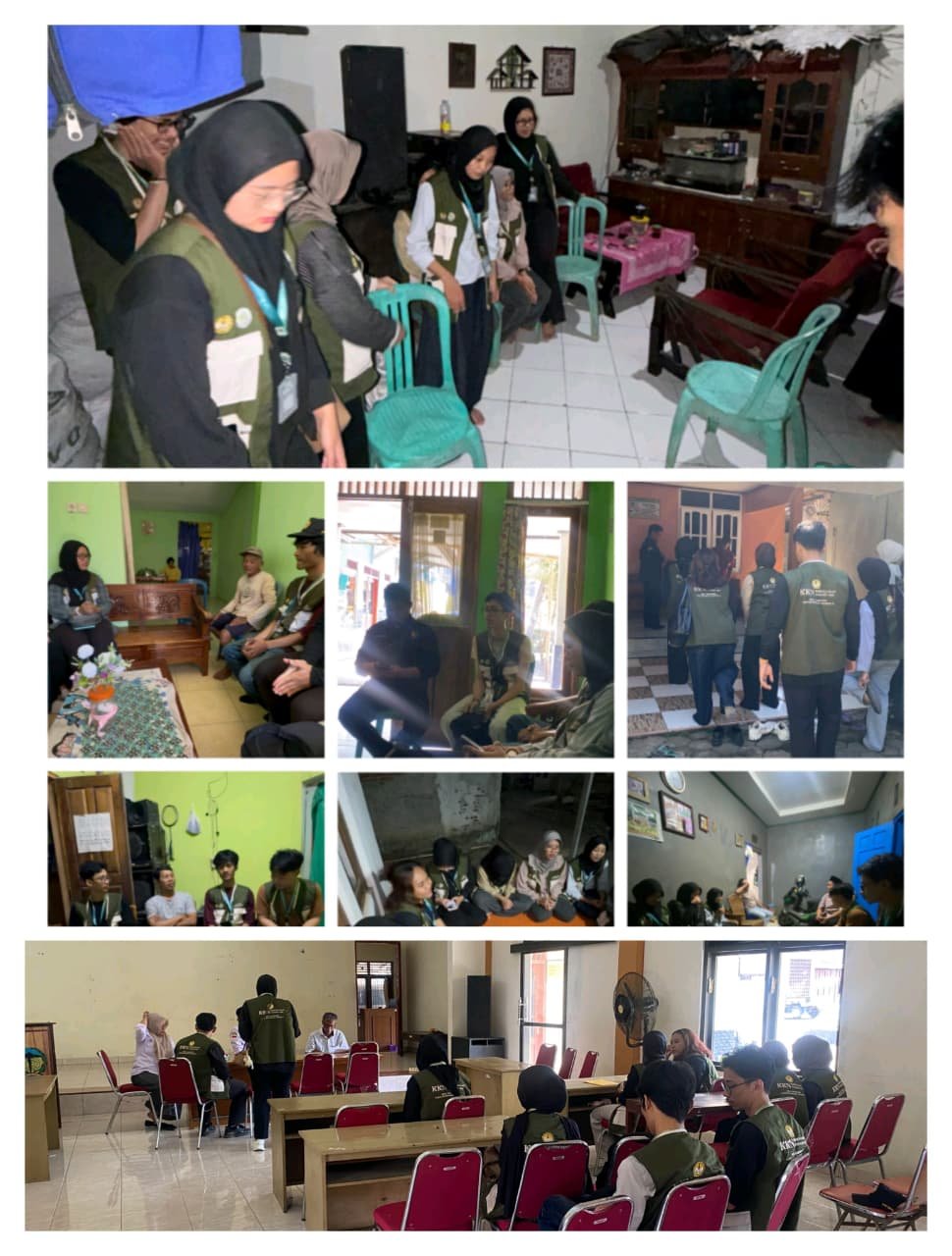 Day 1 & 2 - Silahturahmi bersama Pemerintah Desa, Pemasangan Tanda Pengenal Posko, dan Berkunjung ke Ketua RT diwilayah Dusun 1