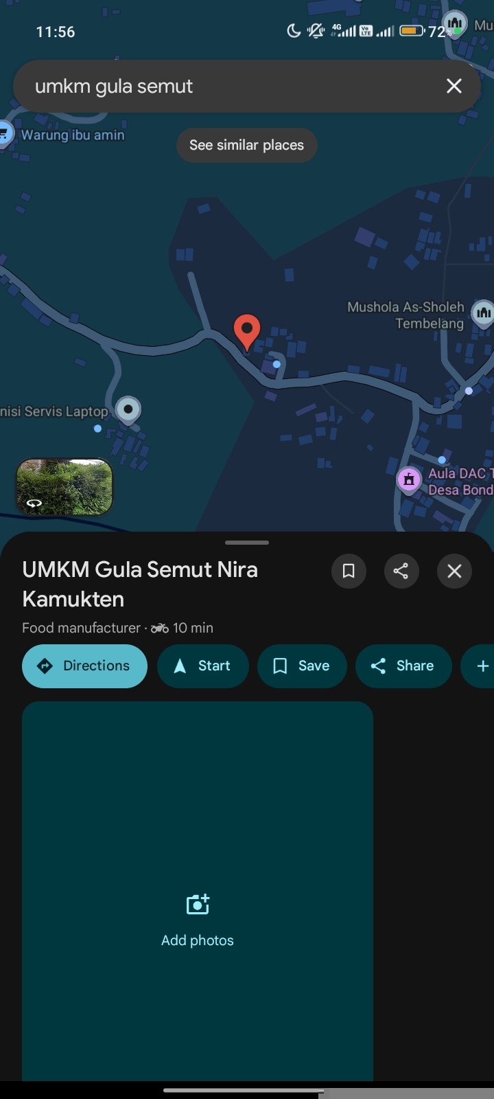 Pembuatan Titik Lokasi UMKM di Google Maps