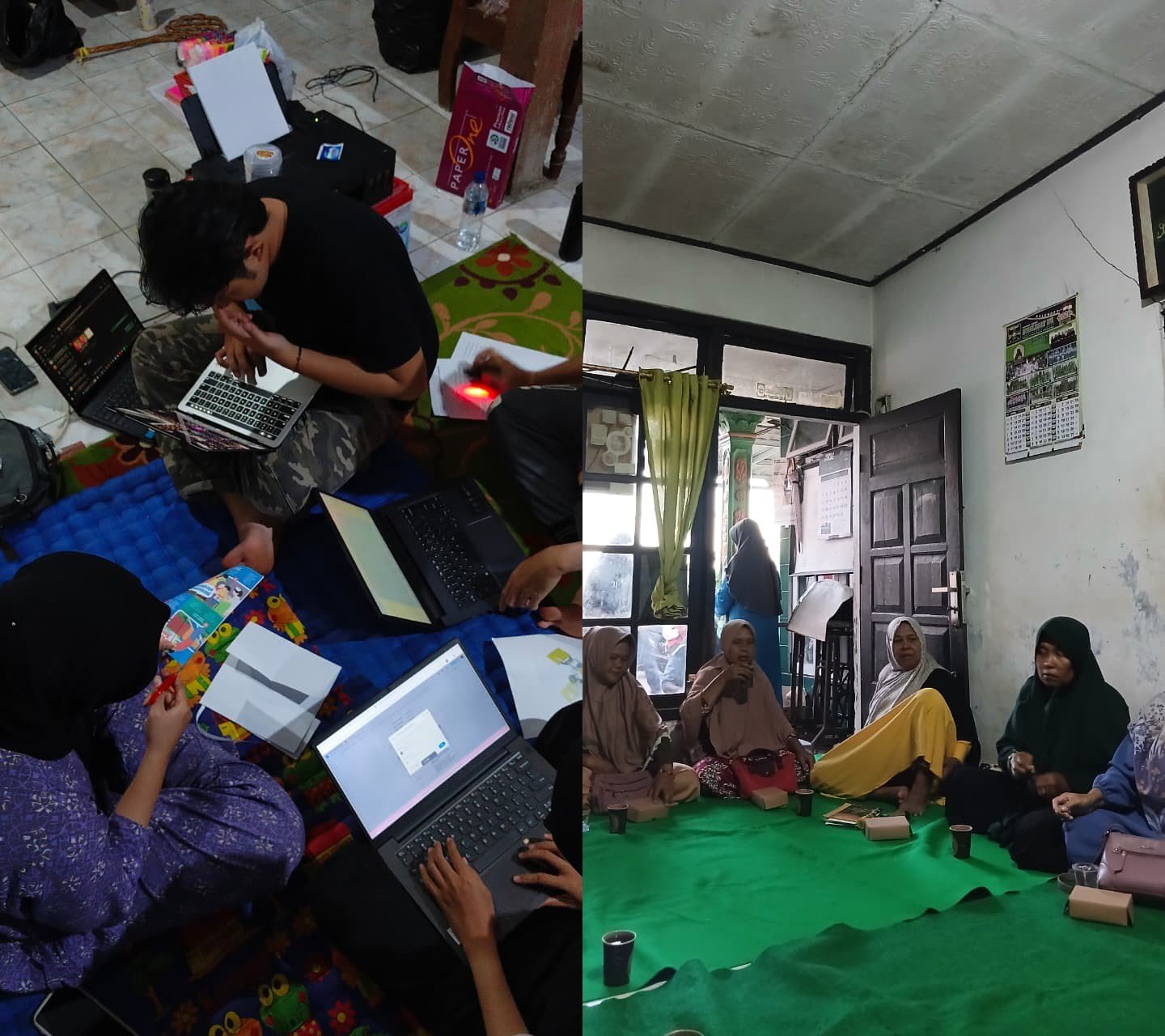 Persiapan Kegiatan Sosialisasi Literasi Kesehatan pada Balita di Posyandu dan Perkenalan serta Pengajian Bersama Ibu-Ibu PKK