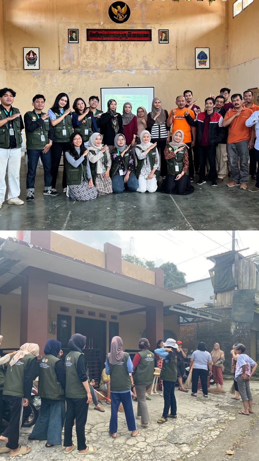 Day 3 - Sosialisasi proker dan kerja bakti di dusun rowoseneng